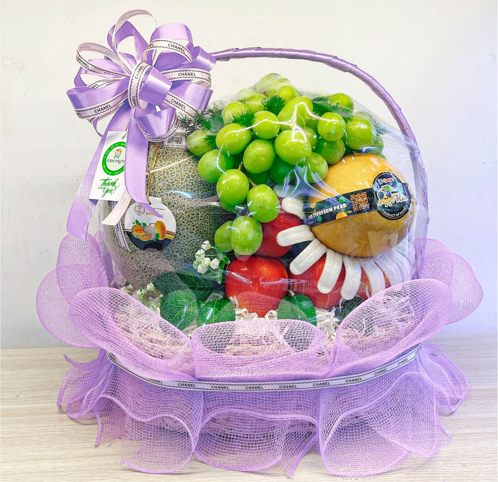 Giỏ quà tặng trái cây Oishi Fruits Quà tặng tri ân ngày 20/11 cho thầy cô ý nghĩa nhất
