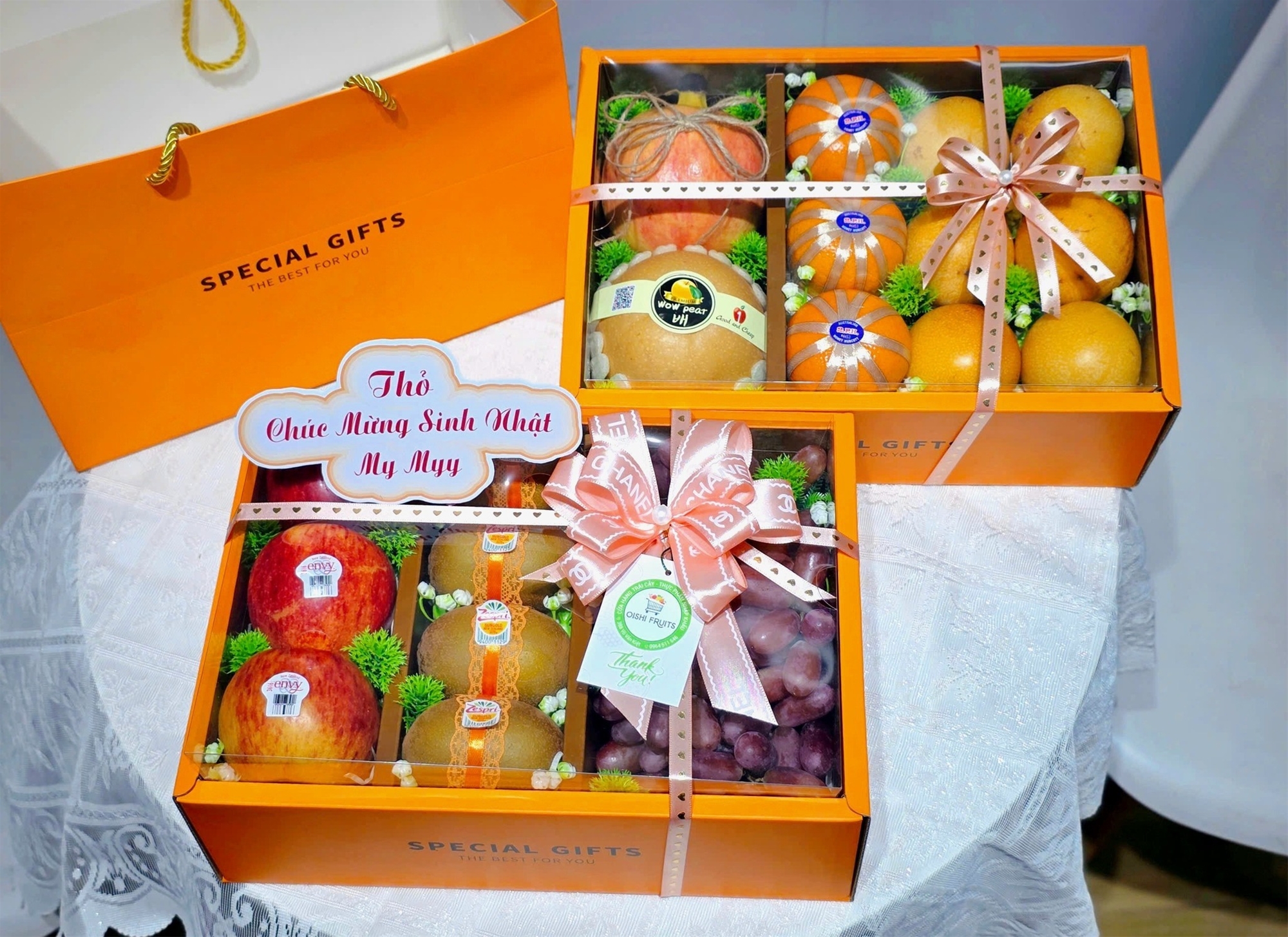 Giỏ quà tặng 20/10 tại Oishi Fruits, gửi trọn yêu thương đến những người phụ nữ Việt